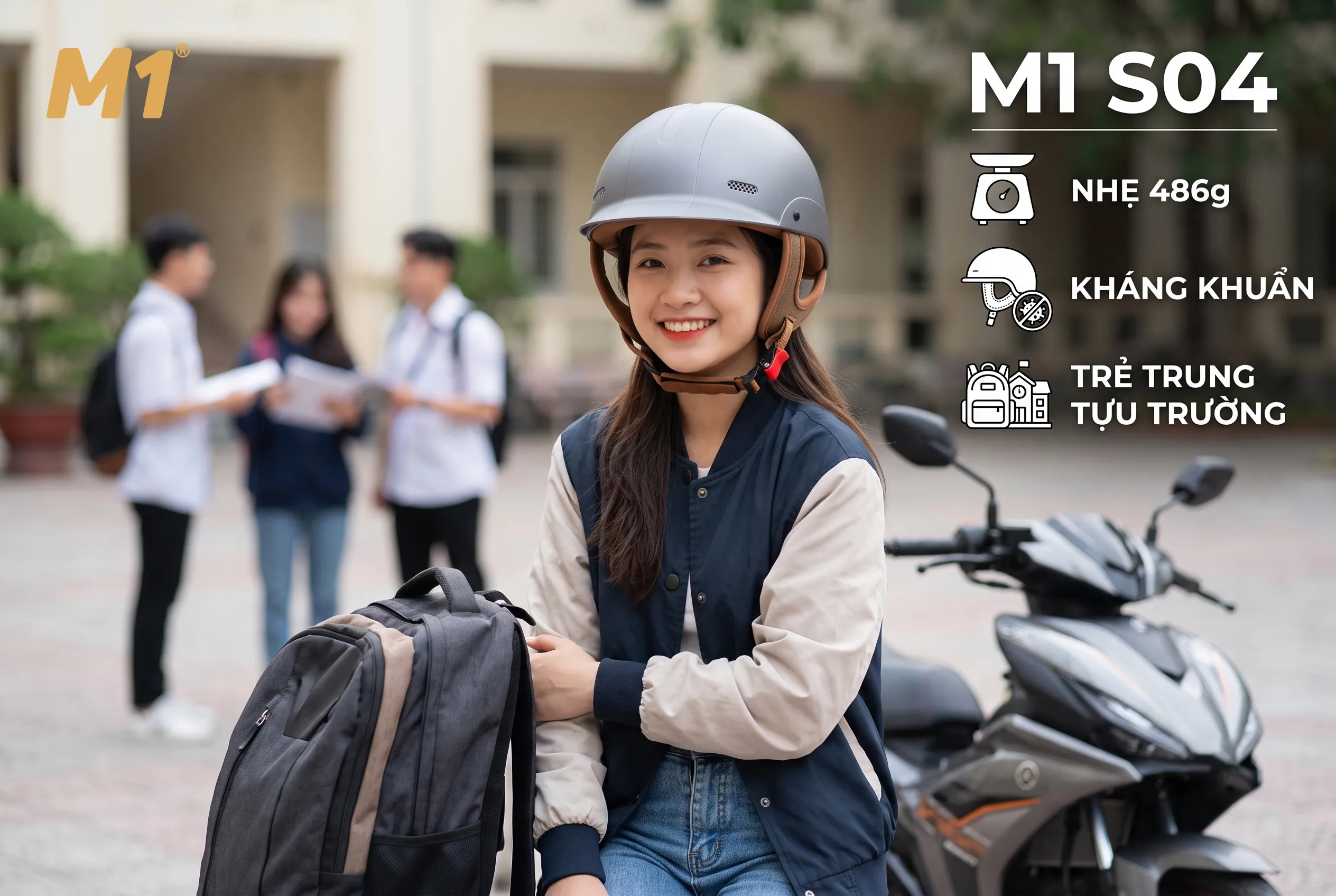 Mũ bảo hiểm M1 S04