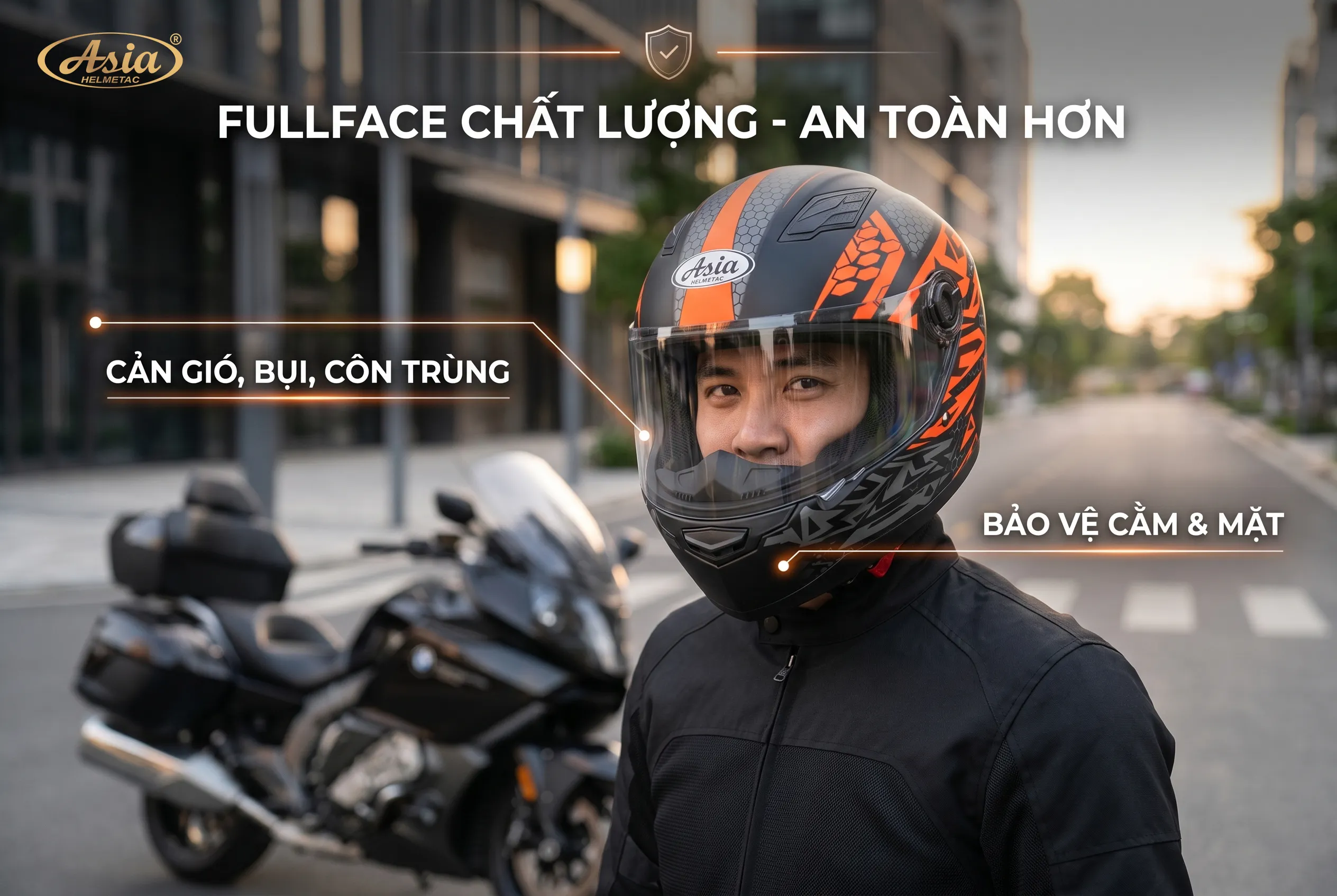 Vì sao cần biết cách chọn mũ Fullface trước khi mua