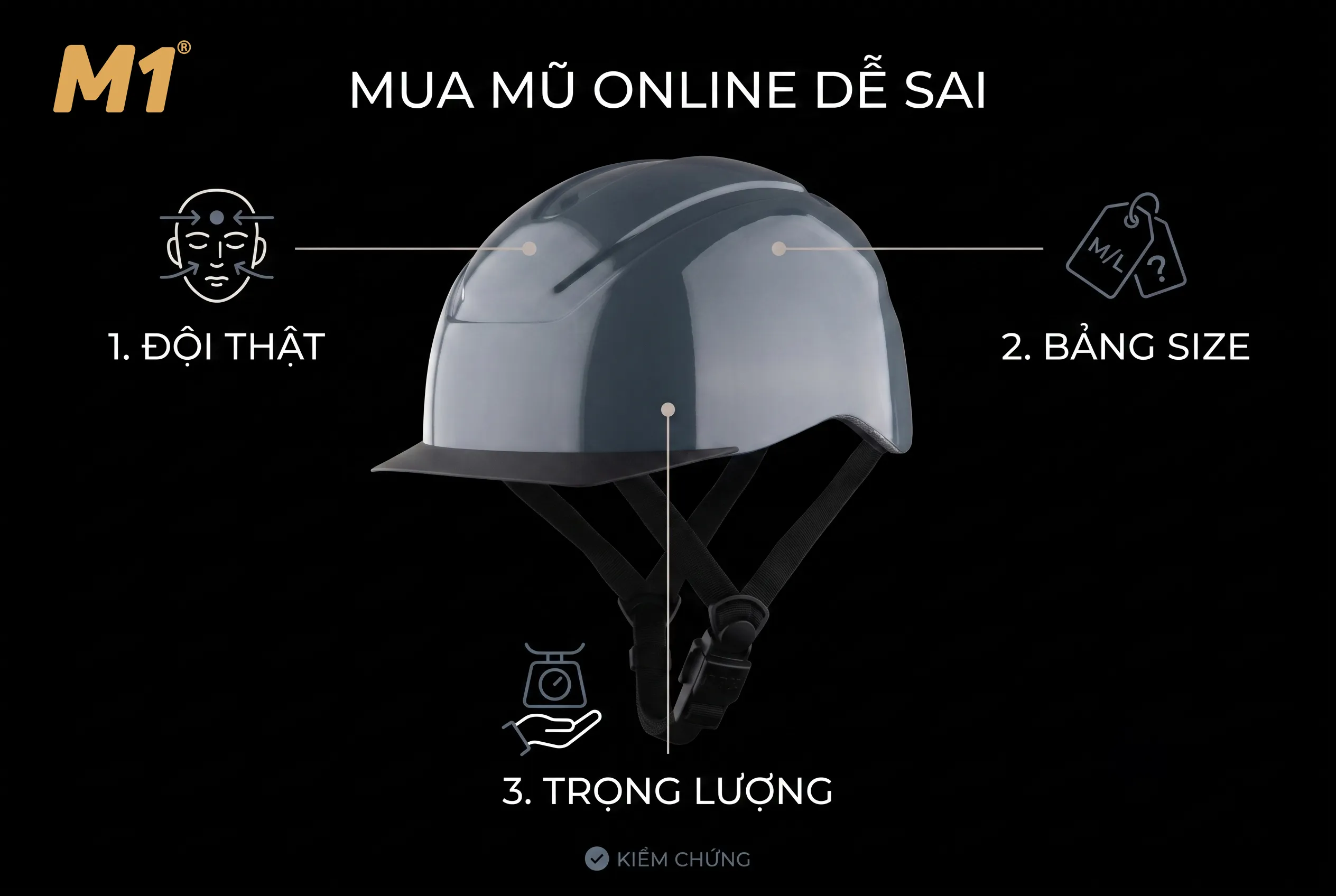Vì sao mua mũ bảo hiểm siêu nhẹ online dễ chọn sai