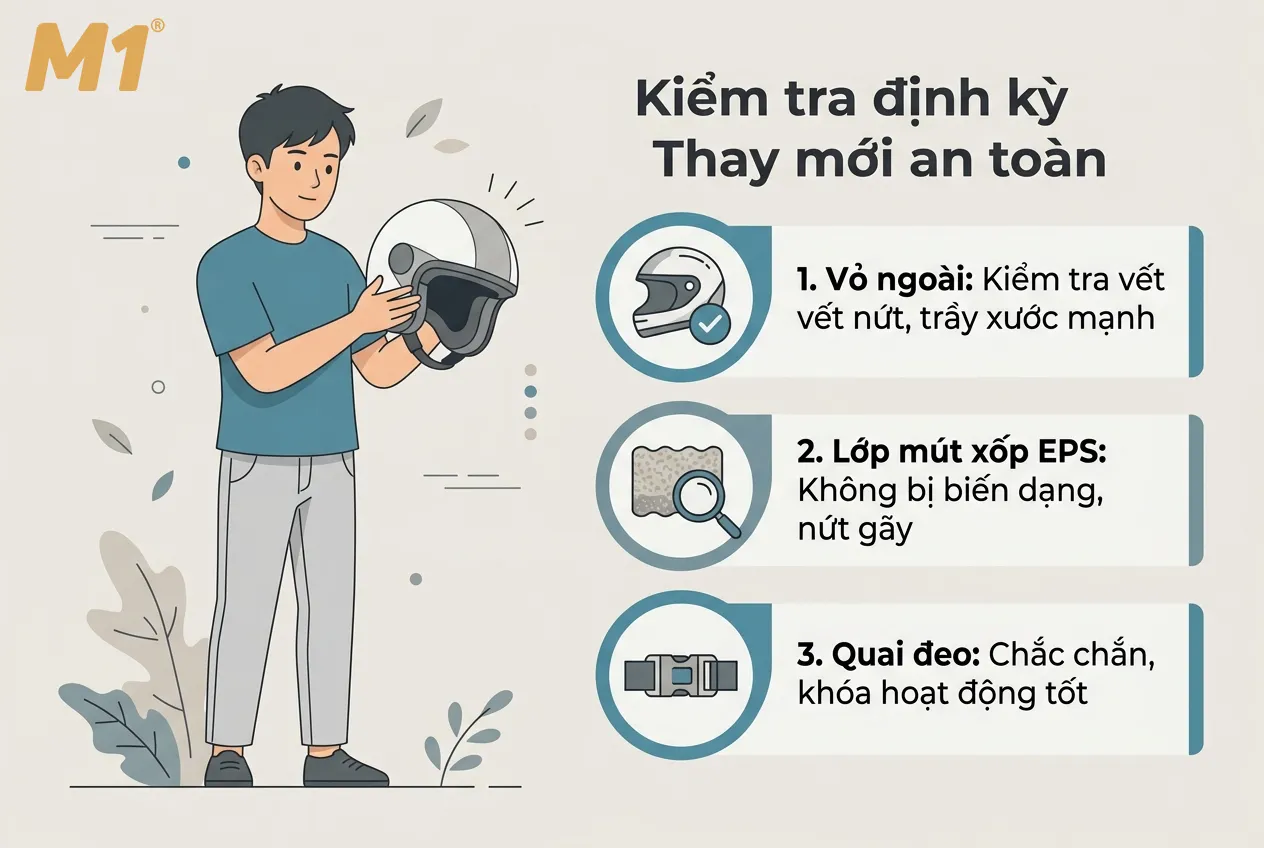 Mũ bảo hiểm siêu nhẹ có nên sử dụng trong thời gian dài