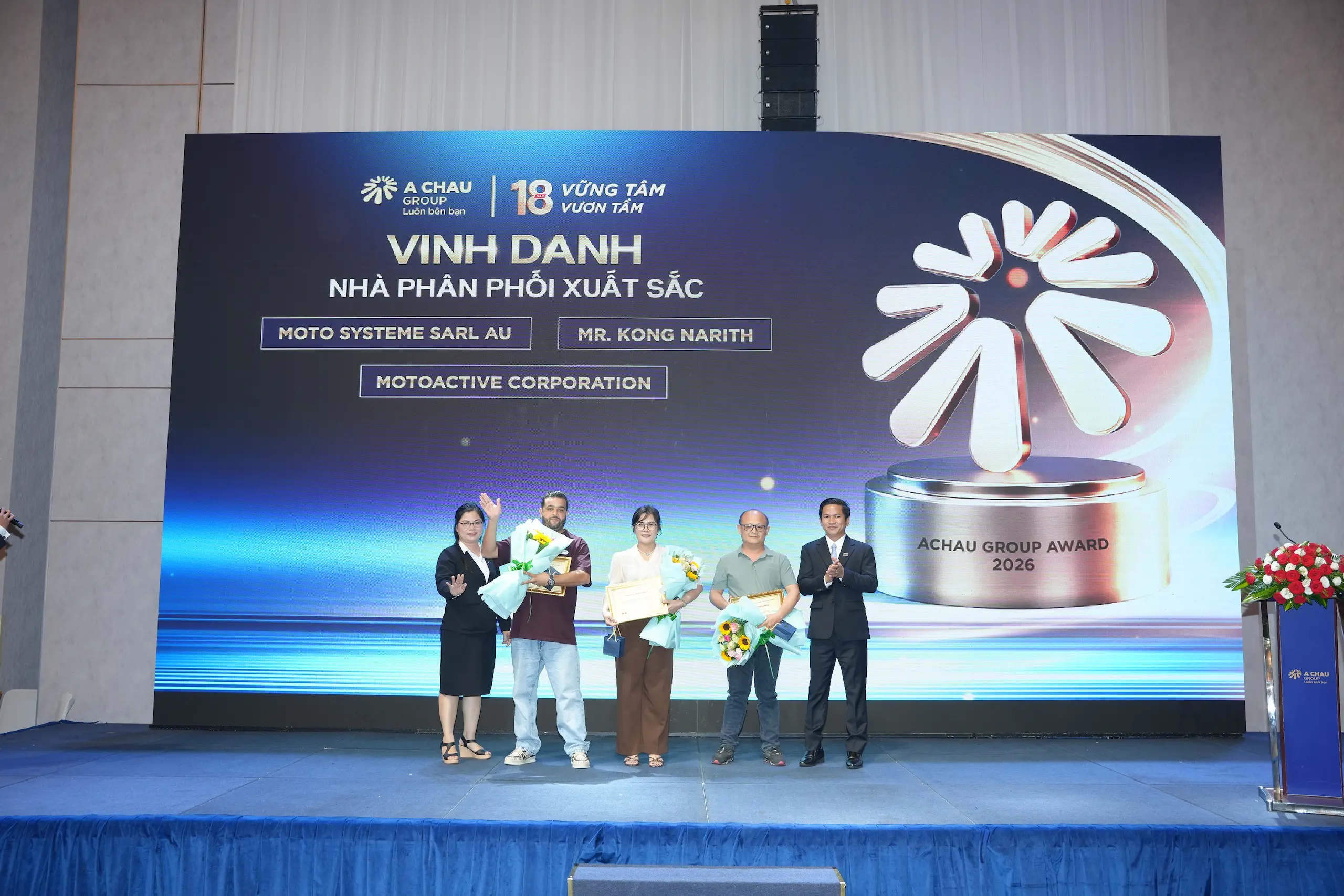 Á Châu Group vinh danh các nhà phân phối