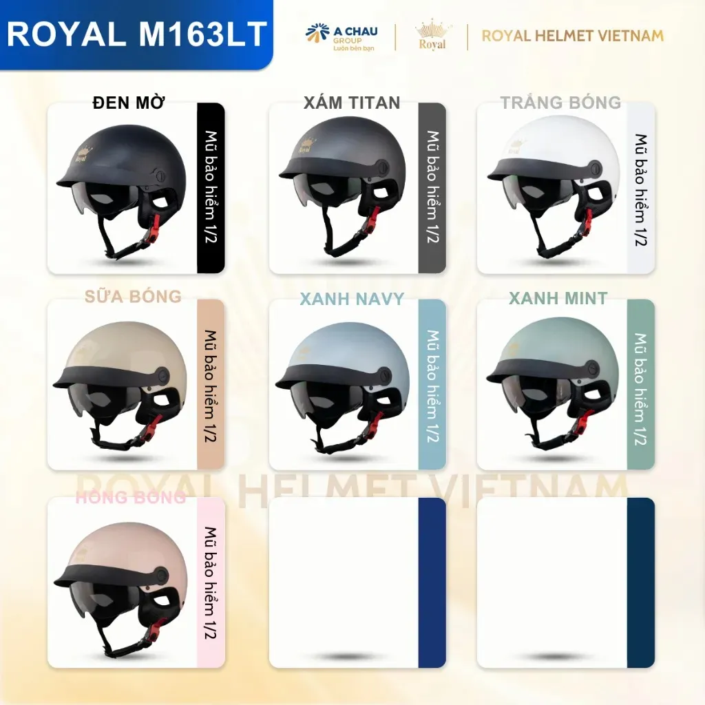 Mũ bảo hiểm Royal M163LT